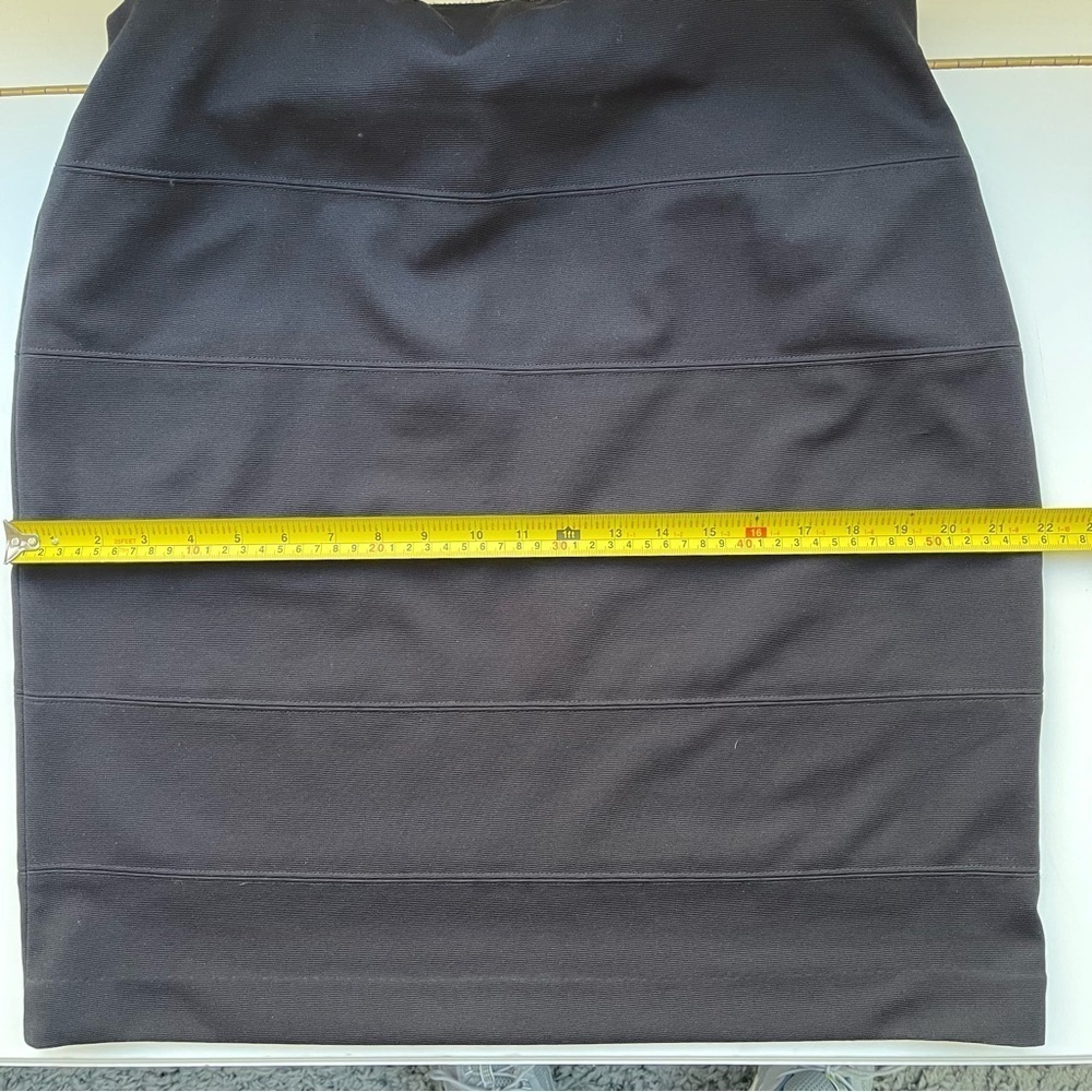 Alfani Black Stretch Pull-On Pencil Bandage Skirt Black L - Picture 8 of 12